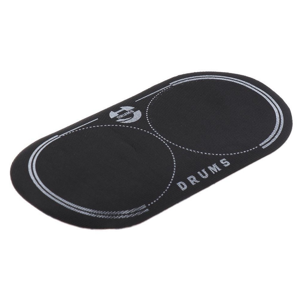 EQ Double Pedal Patch Bass Drum Patch Drumhead Kick Pad Protector Black or White