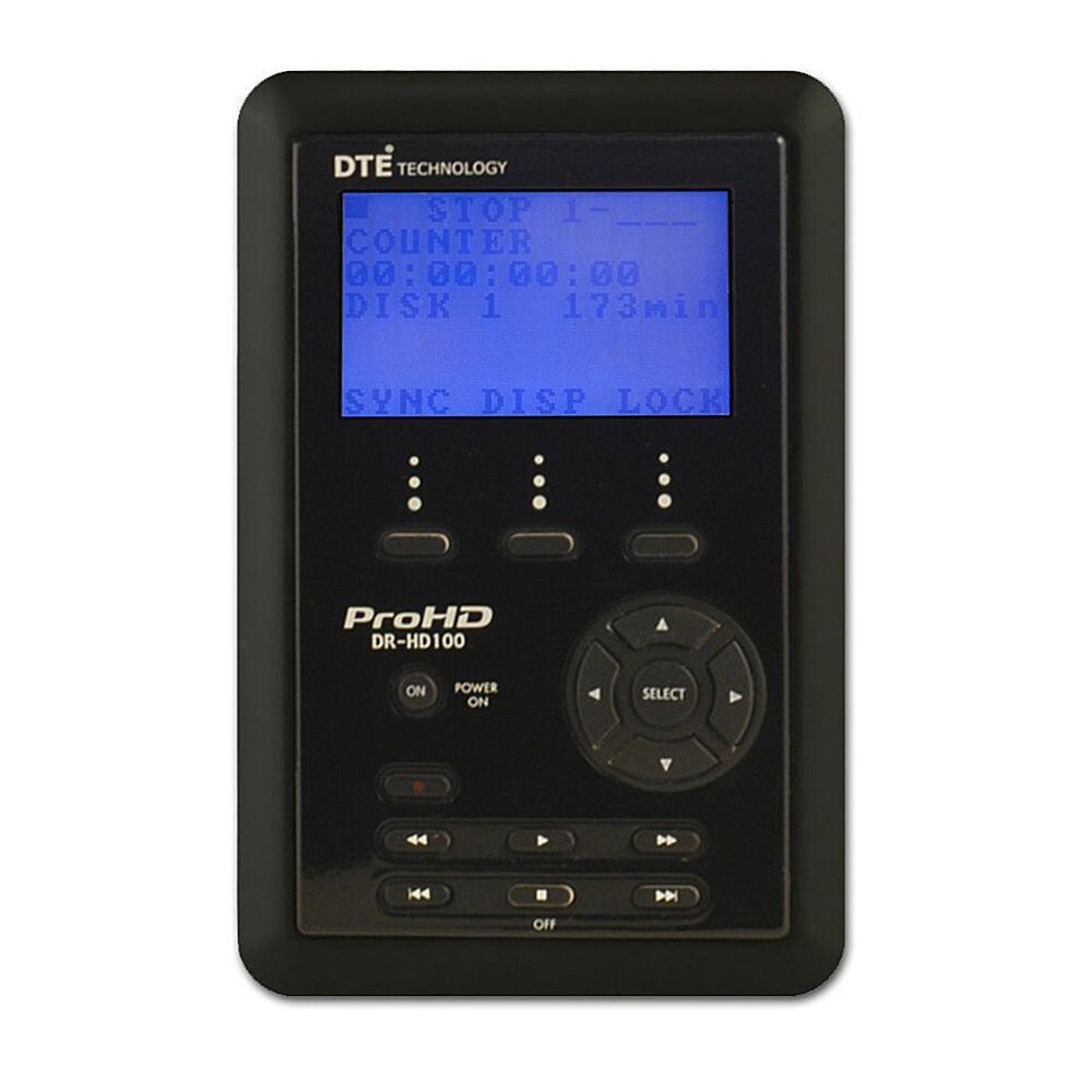 DTE Technology Pro HD Portable Recorder Model DR-HD 100