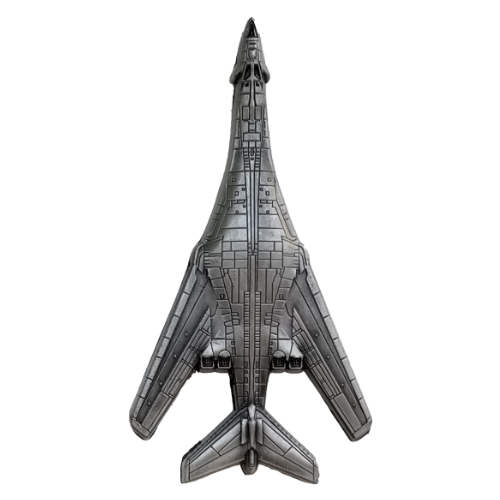B-1 "The Bone" Lancer Bomber Military Aircraft Shaped Challenge Coin