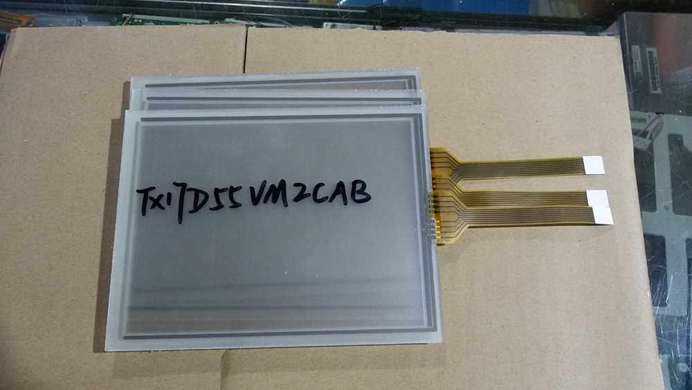 Touch screen Digitizer for FANUC TX17D55VM2CAB touch glass+tracking ID