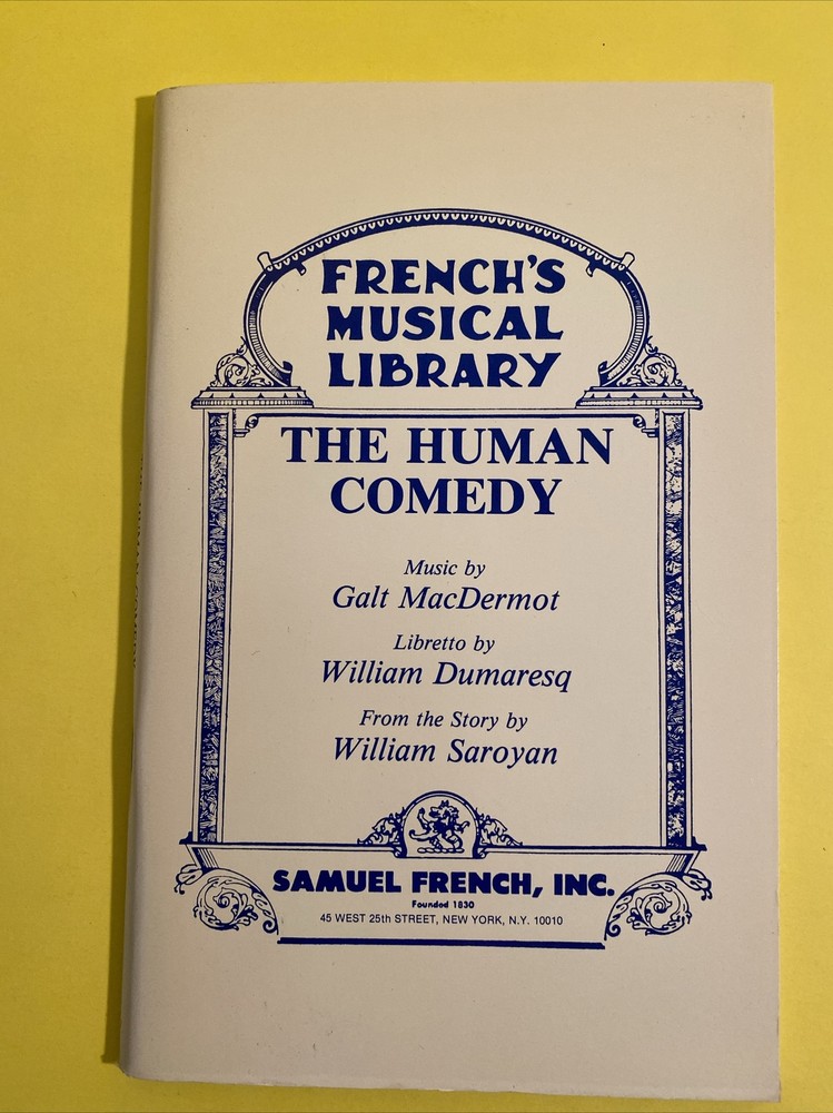 French’s Musical Library The Human Comedy