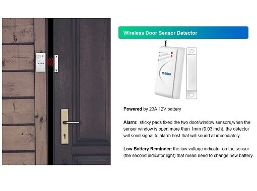 RV-Camper-Van-Car Alarm Security System Wireless Motion Sensor Mobile Live Alert
