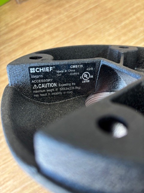 Chief CMS115 Ceiling Plate Mount