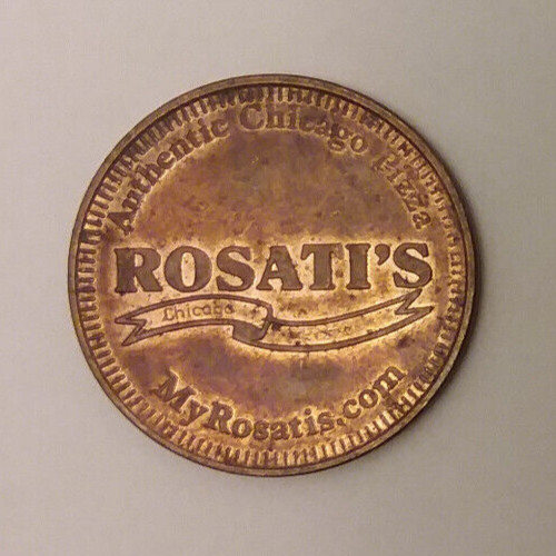 Rosati's Pizza One Dollar Trade Token 25mm