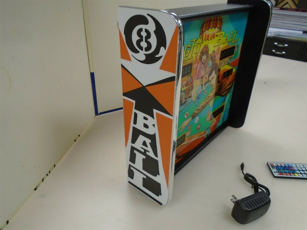 Bally Eight Ball Pinball Head LED Display light box