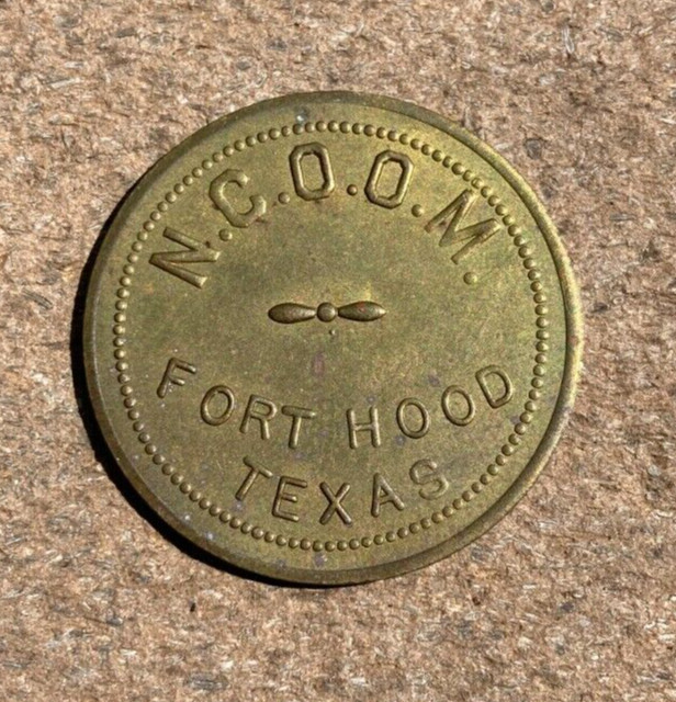 WW2 US Army Military Fort Hood Armor Tank Noncommissioned Officer Mess Token