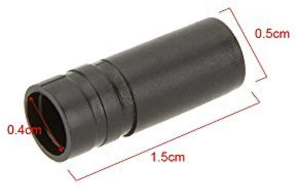 (100) Count | 4mm Shift | Cable Housing End Cap Ferrules | Black