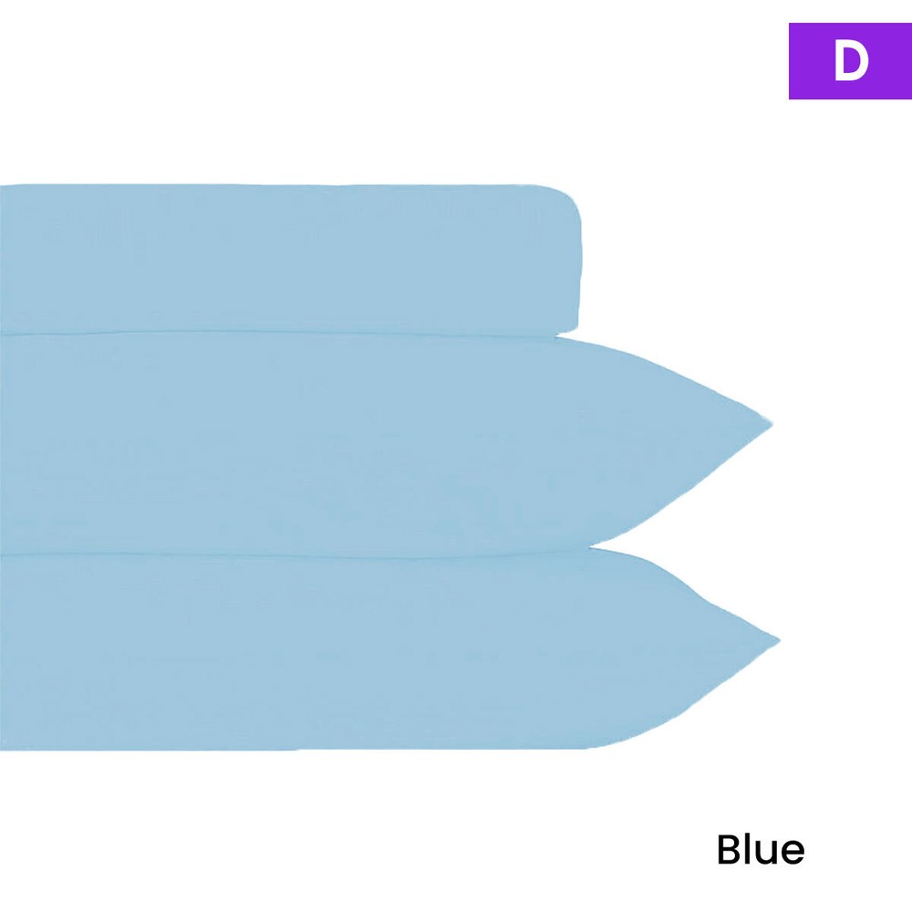 35cm Wall Plain Dyed Polyester Cotton Combo Set Double