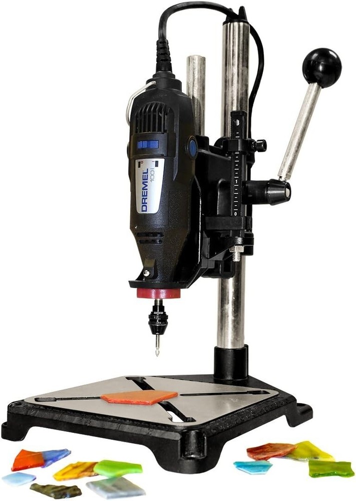1097 ToolStand - Variable Speed Drill Press Stand, Compatible with Dremel, Black