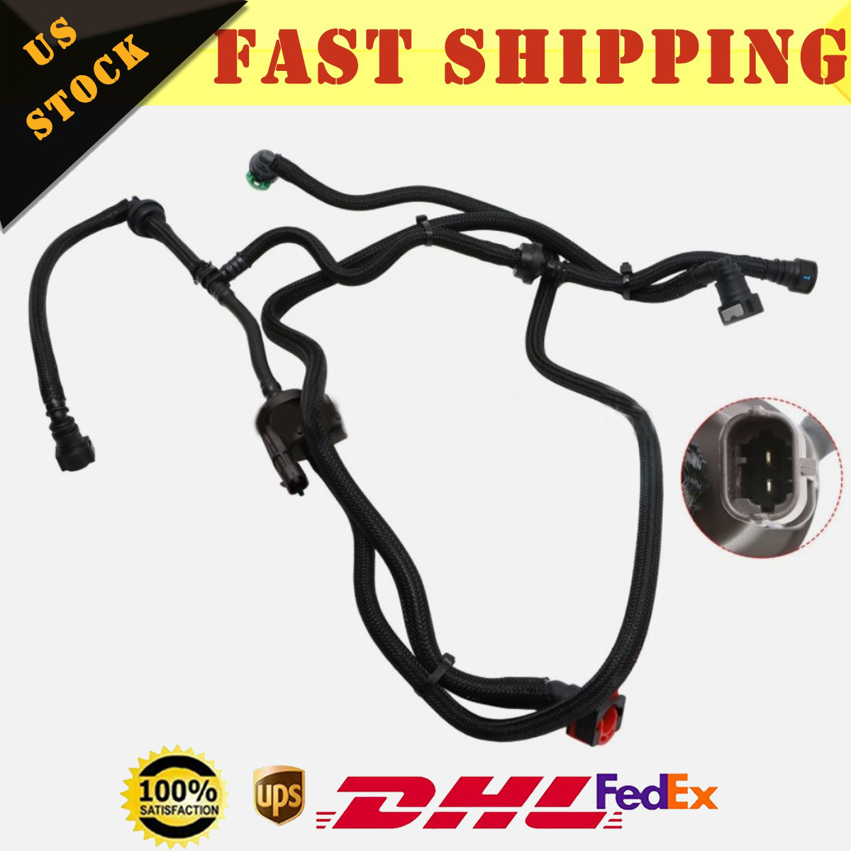 LX6Z-9D289-SJ For Ford Bronco Sport Escape 2020-2024 Fuel Drain Tank Hose NEW