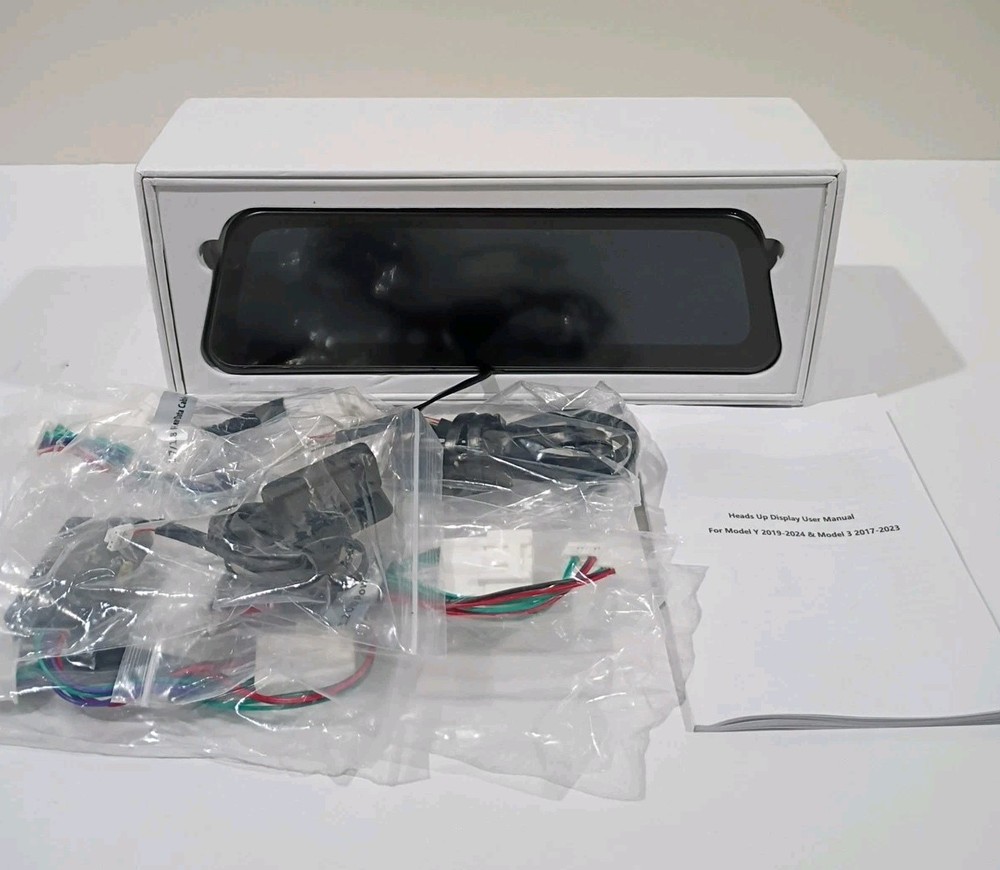 HUD Dashboard Data System for Tesla Model Y 2019-2024 & Model 3 2017-2023