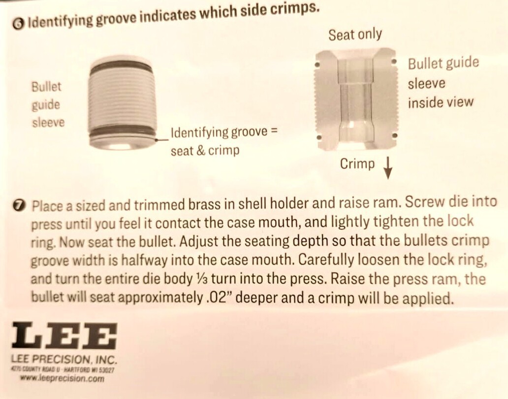 Lee 92220 Rifle Precision Micrometer Bullet Seating Die 223 Rem FREE SHIPPING