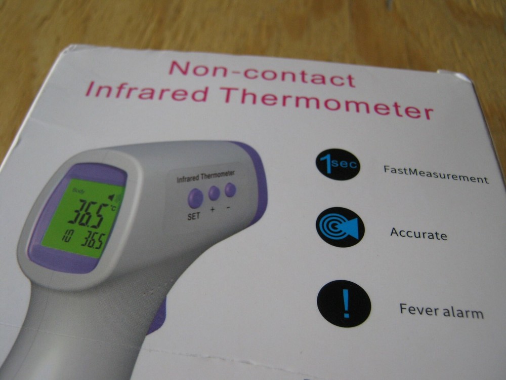 Non Contact Infrared Thermometer Digital Fast Safe Precision Accurate