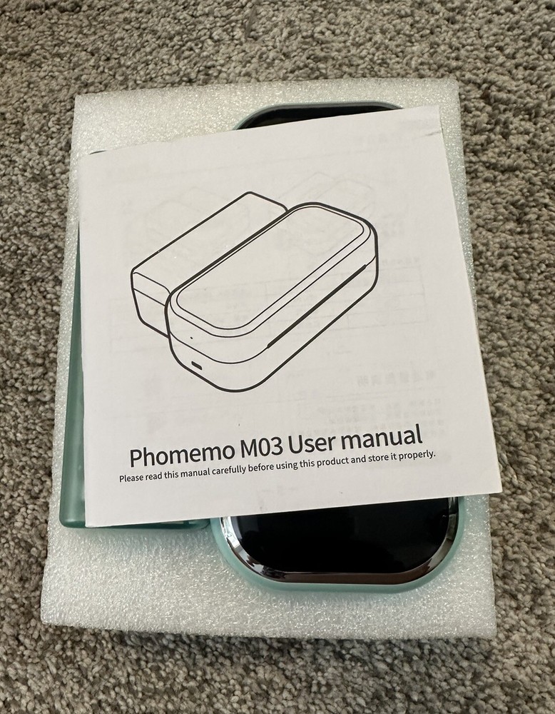 Mini Printer - Phomemo M03 Thermal Pocket Bluetooth Mobile Printer 2/3-inch