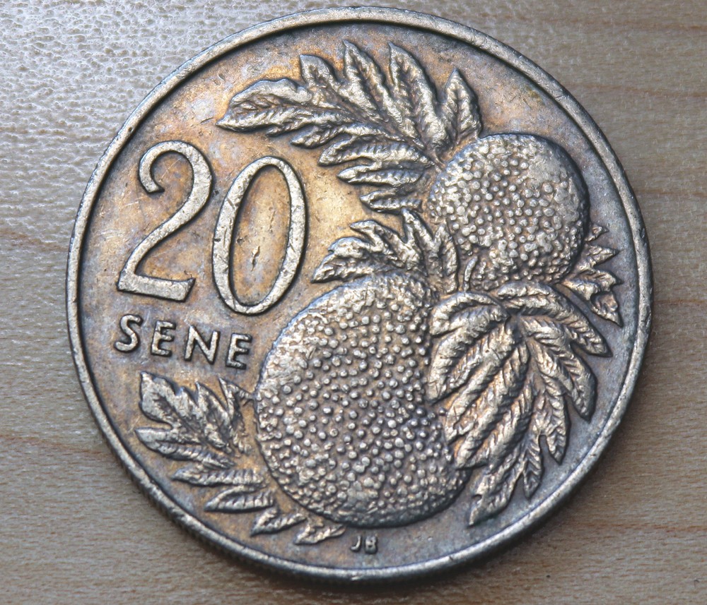 1967 Samoa 20 Sene