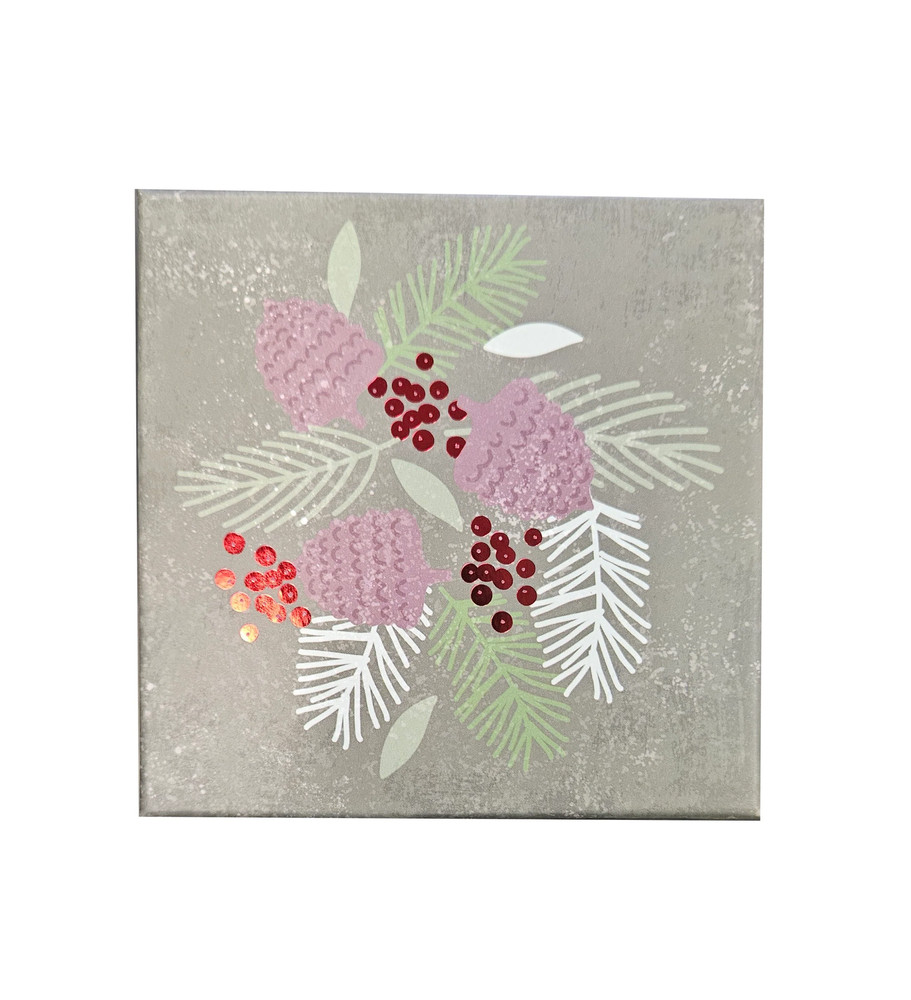 Small Decorative Square Gift Box - Oh What Fun!