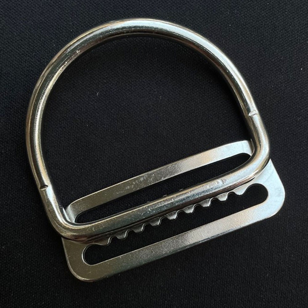 Diving D-ring Functional Scuba Diving Strap Keeper Corrosion-resistant D-Ring