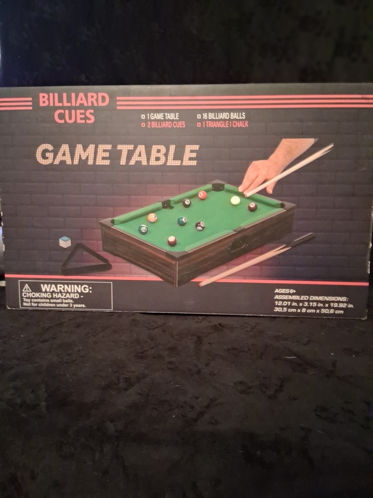 Modern Expressions Tabletop Pool Table Mini Pool Table