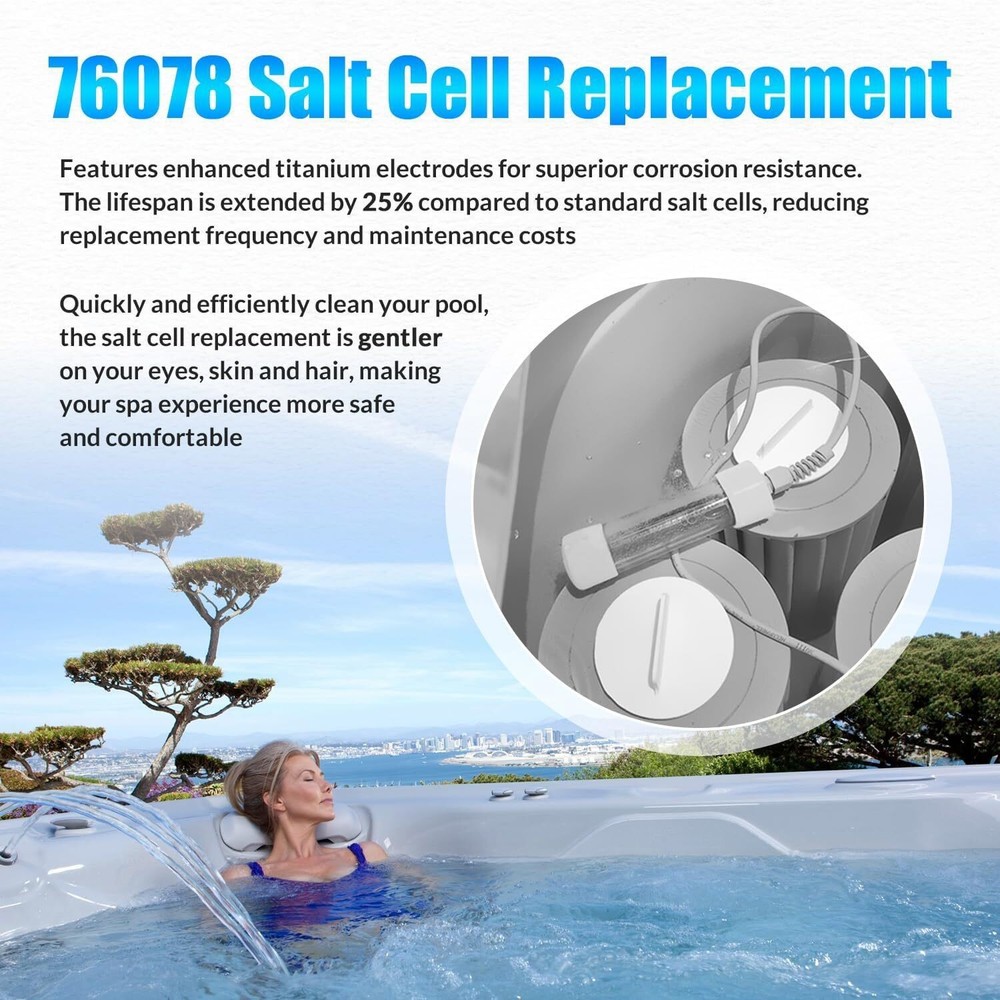The Scepter Salt Cell Replacement For Hot Spring ACE SYSTEM, P/N 76078