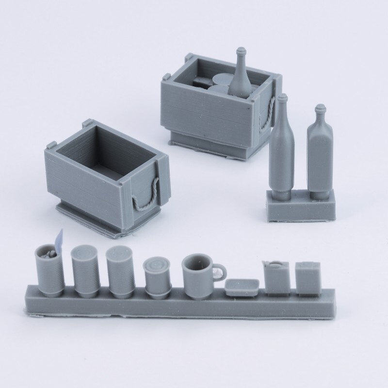 Royal Models 1/16 Crates, Cans and Bottles