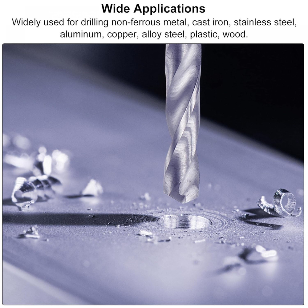 Solid Carbide Drill Bits, 7Mm C2/K20 Tungsten Carbide Jobber Drill Bits Straight