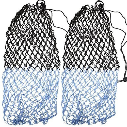 Derby Originals 56” Slow Feed Soft Mesh Hanging Hay Net for Horses - Set of 2
