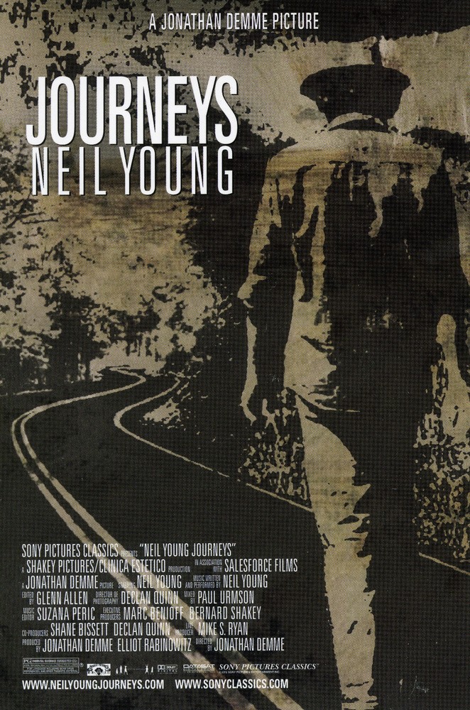 NEIL YOUNG 4x6 postcard - JOURNEYS a Jonathan Demme Picture