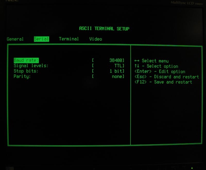 Legacy Pixels ASCII VT 100 Compatible Terminal Emulator RS232 Serial