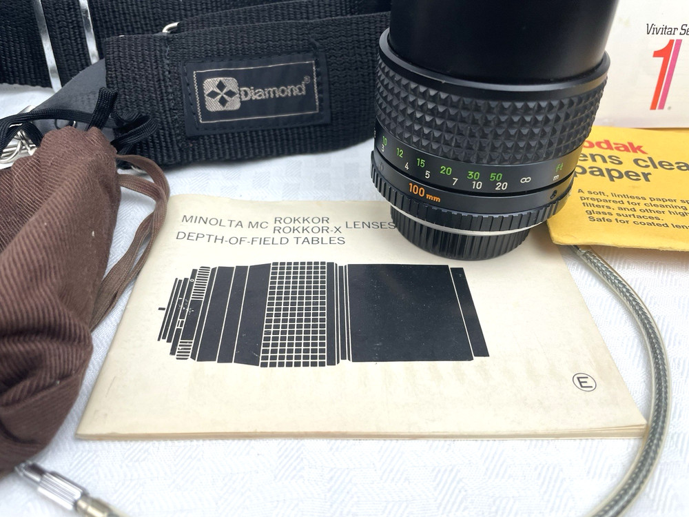 Camera Accs. Bundle 4 Lens, Exposure Meter , Strap, Flash, Bracket, LIST Below!!