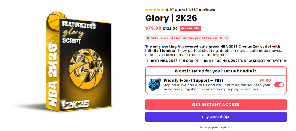 NBA 2K26 Cronus Zen Script 🔥FeatureZens Glory V4.2 (BEST PRICE ✅)