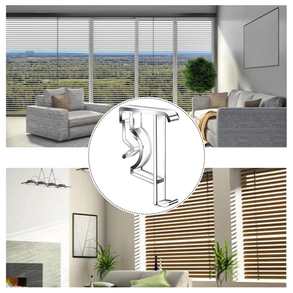 Curtain Clips Brackets Office Plastic School Support Accessories Clear