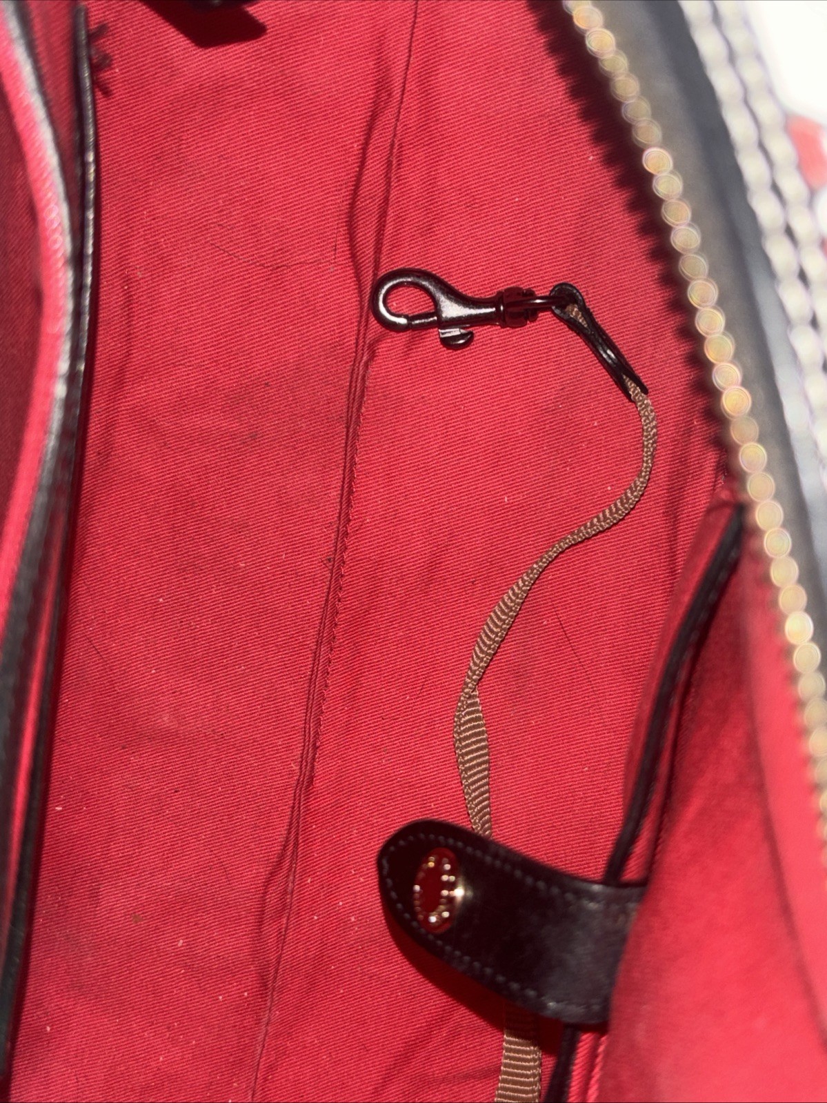 Dooney And Bourke Minnie Mouse Walt Disney Satchel Bag Pocket Book Rare Nice