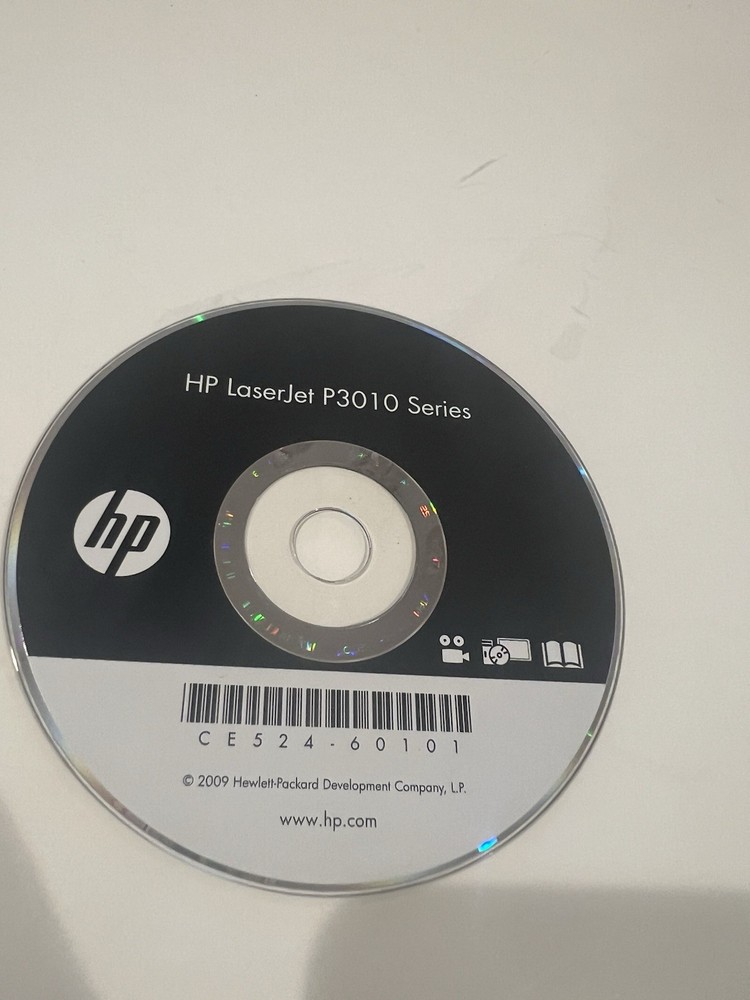 Hp Laserjet P3010 Series Printer Software Driver CD DVD only