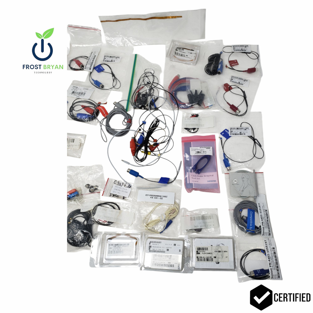 Sonar Hearing Cable/Adapter Peripherals + Misc. Auditory Accessories Lot