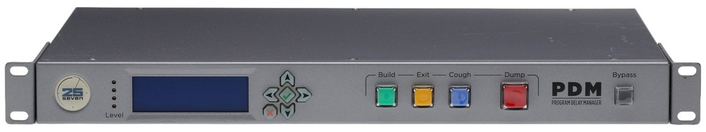 25 Seven AES Digital Audio Broadcast Profanity Program Delay Manager DUMP Button