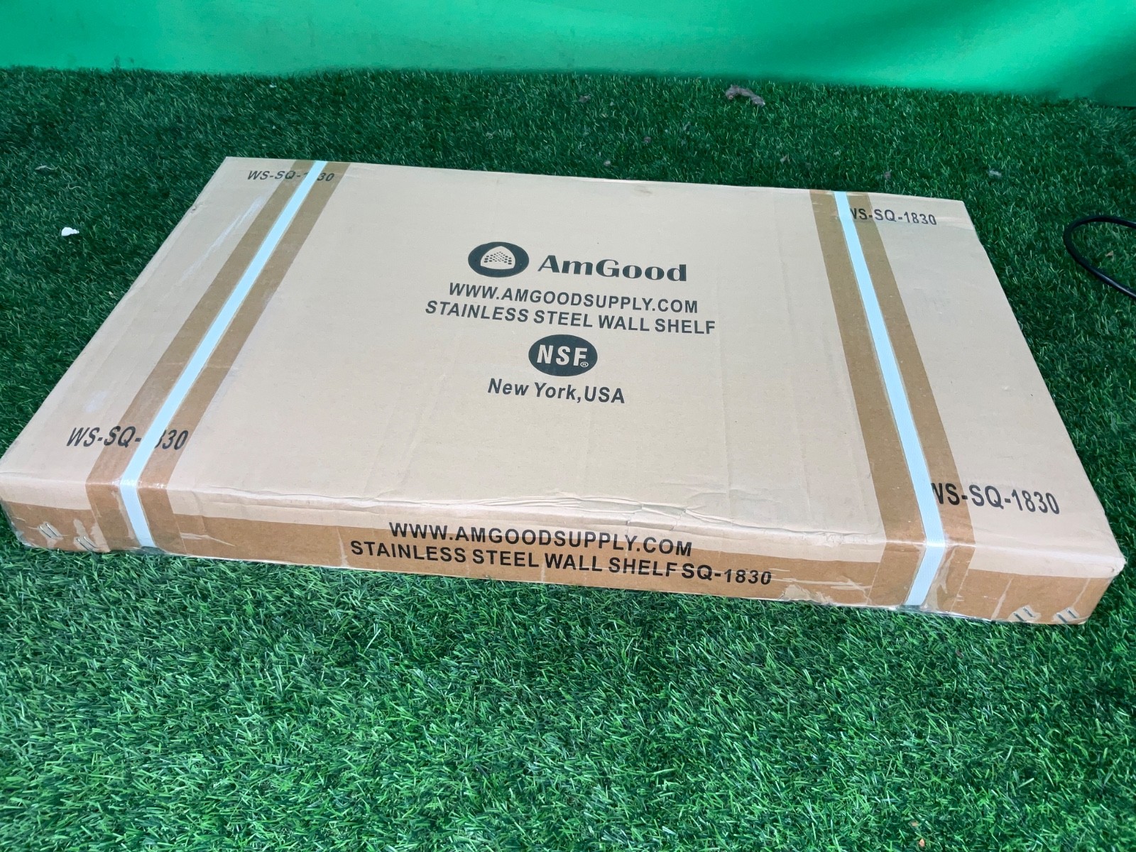 AMGOOD Kitchen 30x18 Wall Shelf Support Bracket 18-Gauge Stainless Steel 1883 7B