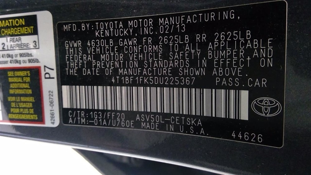 CAMRY 2013 High Mounted Stop Light 1674297