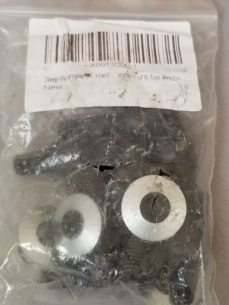 Jeep Wrangler 6 Pack Tee Knobs, JeeGo Auto Supply