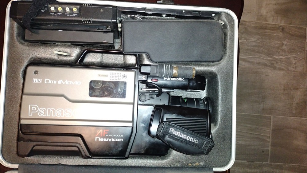 vintage record camera