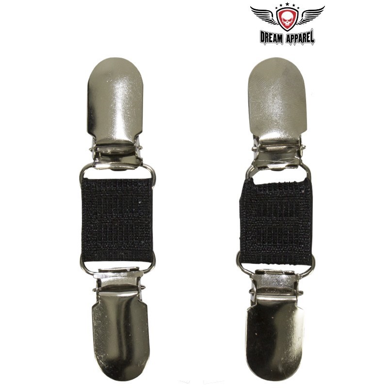 Motorcycle Biker Black Boot Clips