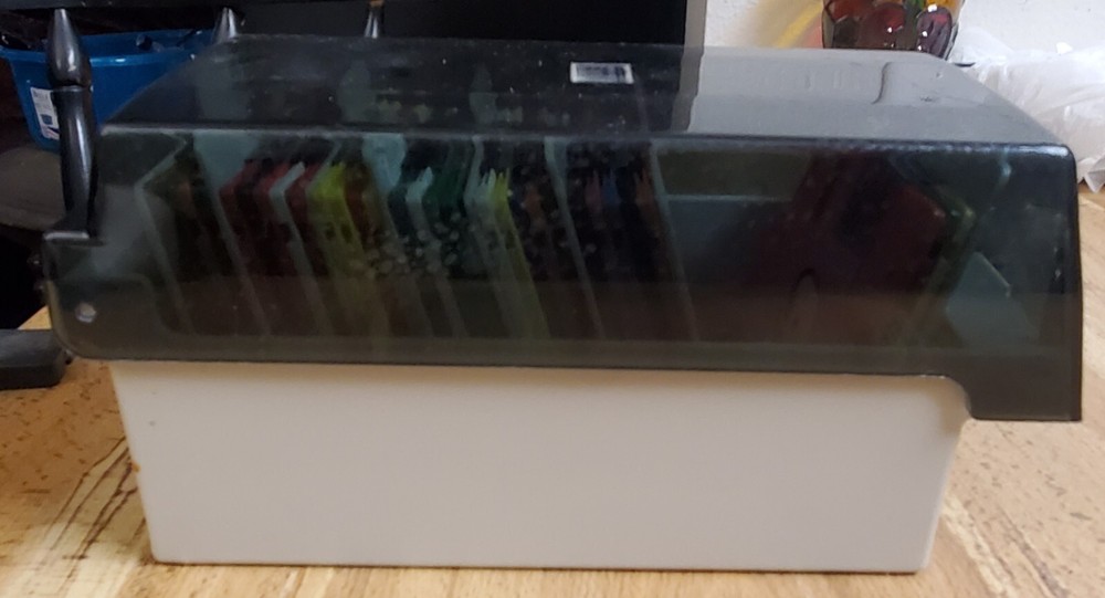 ALS Computermate Floppy Disk Organizer Holder Storage Case Holds 40 Has 30