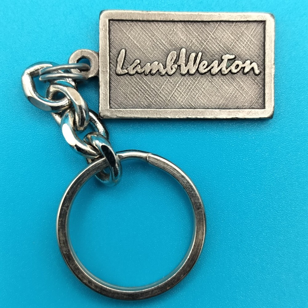 LambWeston Keychain Metal Split Ring Logo Key Ring