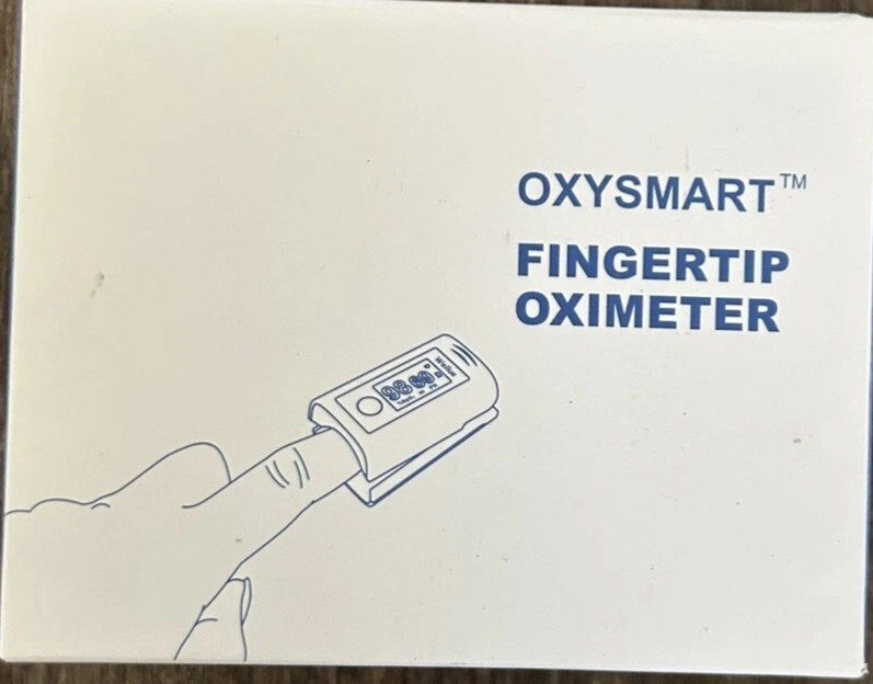 Oxysmart Fingertip Oximeter One Button Operation OLED Display Pulse Waveform