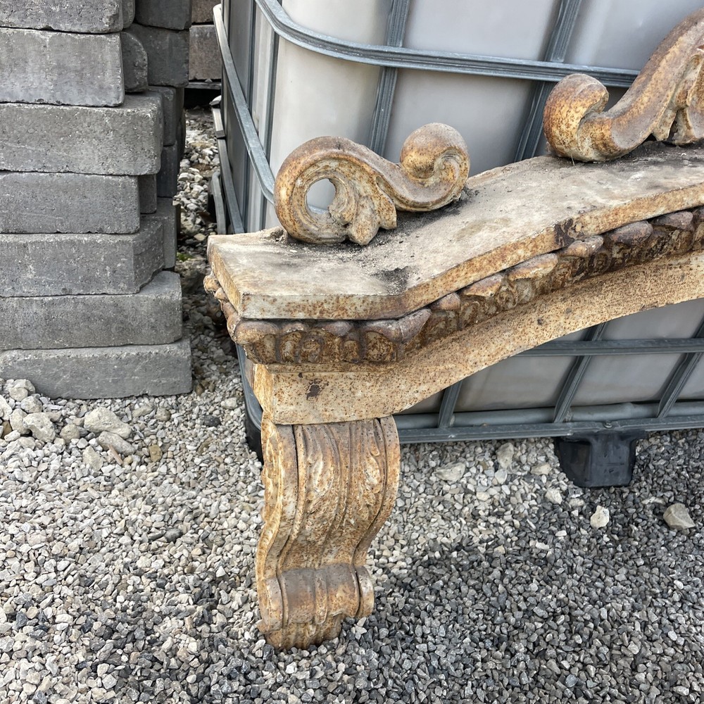 4 Available antique cast iron window pediment and header