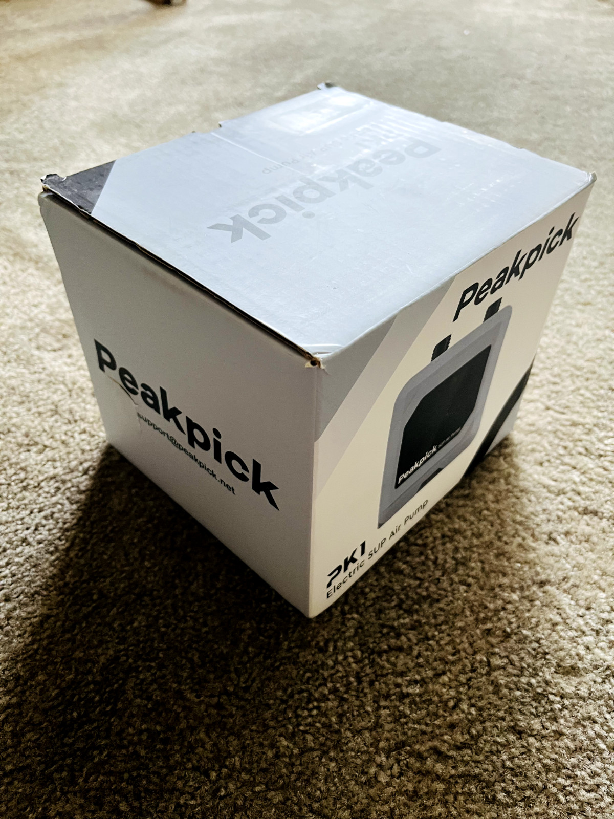 Peakpick 20PSI Electric SUP Air Pump | Inflator for Paddle Board, boat, tent