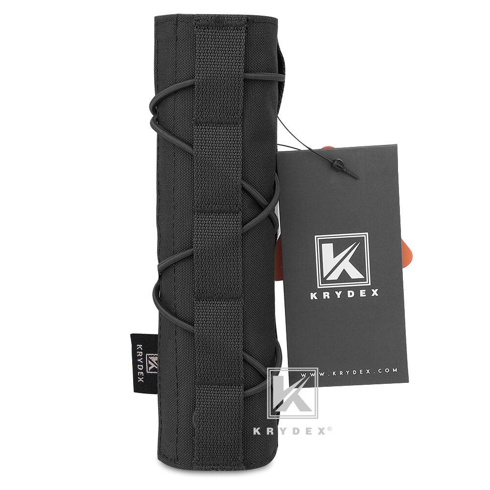 KRYDEX 7inch 18cm Suppressor Cover Tactical Protect Sleeve Wrap Airsoft Hunting