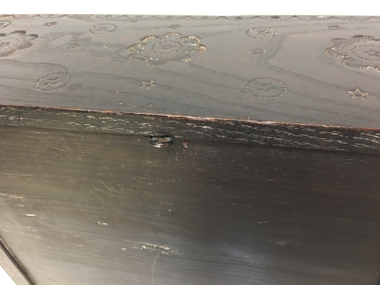 MIniature French Breton Salesman sample cabinet Wood antique 1900s Gorgeous Rare