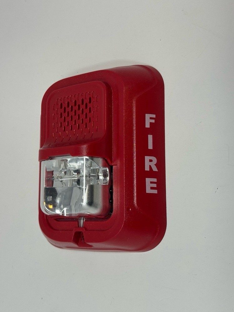 System Sensor P2RL Horn Strobe Red Wall Mount *UNTESTED* Read Desc!!!