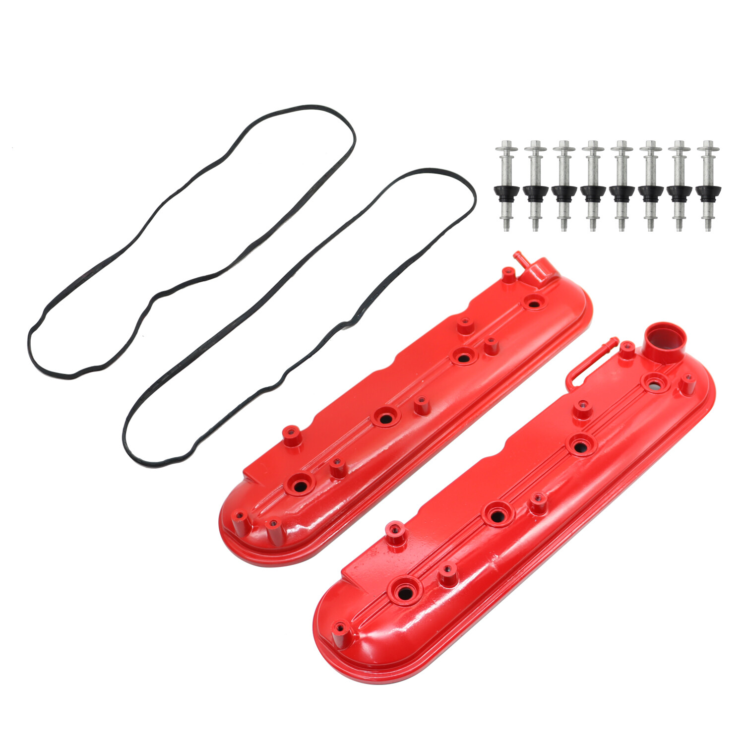 Aluminum Engine Valve Cover for Chevy Silverado GMC Sierra 4.8L 5.3L 5.7L 99-08