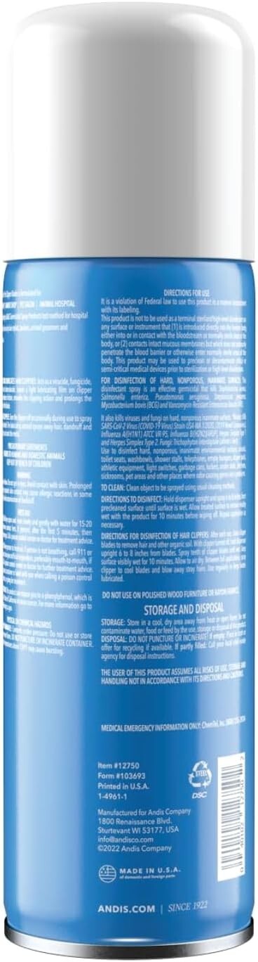 Andis Cool Care Plus 15.5 Oz Spray For Clipper Blades